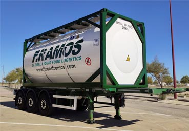 Farcinox apuesta por el multimodal con contenedores cisternas