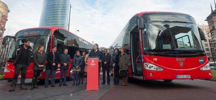 Bilbao incorpora a su flota dos autobuses Irizar i2e 100% eléctricos
