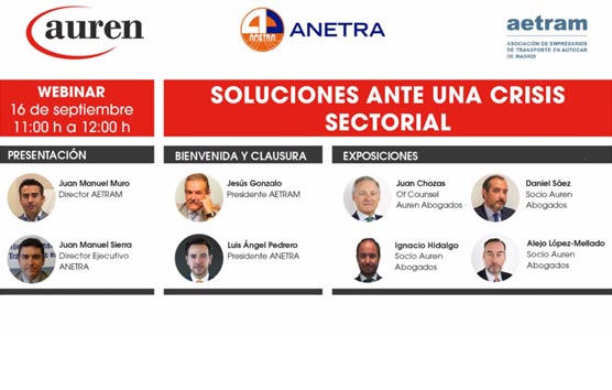Anetra y Aetram ofrecen a las empresas soluciones para salir de la crisis