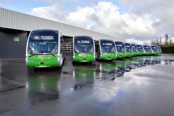 Tuvisa adquiere 10 nuevos autobuses de cero emisiones de Irizar