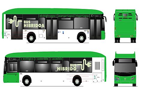 Diseño de los nuevos autobuses de Tuvisa.