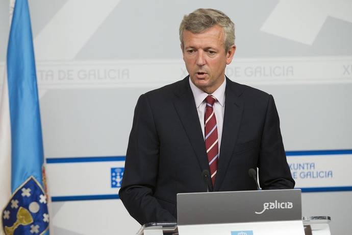 Alfonso Rueda, vicepresidente del gobierno gallego en funciones, informó de las inversiones en carreteras.