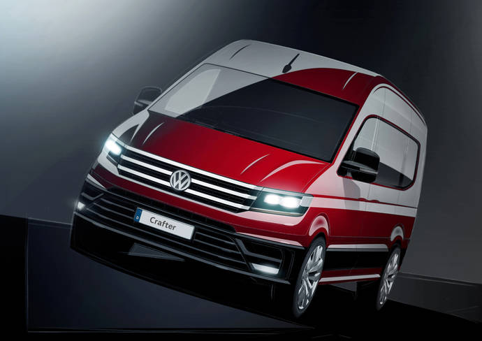 Imagen del nuevo Volkswagen Crafter.