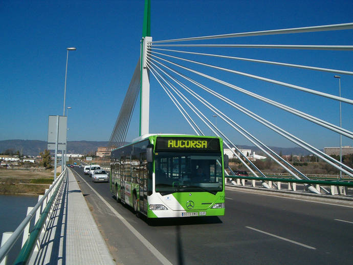 Un autobús de la ciudad de Córdoba.