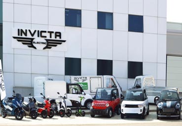 Invicta Electric presenta varios vehículos comerciales ligeros