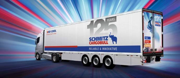 Uno de los productos creados por Schmitz Cargobull por su 125 aniversario.