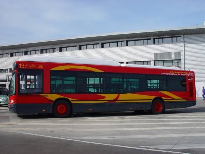 Un autobús de la empresa sevillana Tussam.