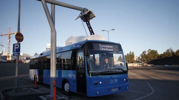 El sistema de autobús eléctrico a implantar en Copenhague.