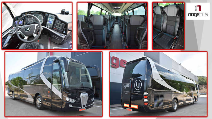 El nuevo autocar de Autobuses de Lujua.