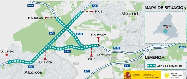 Transportes estudia implantar un carril Bus-VAO entre Madrid y Alcorcón