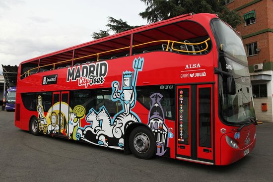 Un autobús turístico de Madrid City Tour.