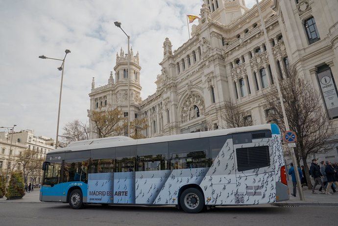 Nueva iniciativa de EMT Madrid para destacar la potencia visual del autobús