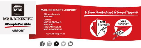 Daos unifica sus cinco centros MBE bajo la marca Mail Boxes ETC Airport