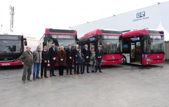 Toledo incorpora a su flota cinco nuevos autobuses 100% eléctricos