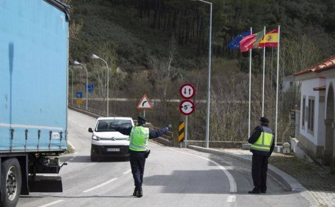 Uno de los pasos fronterizos entre Castilla y León y Portugal.