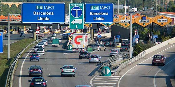 Restricciones del tráfico para camiones en Cataluña durante el año 2018