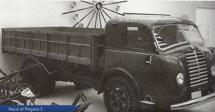 El primer camión fabricado por Pegaso.
