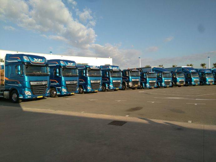 11 camiones de la nueva gama de DAF.