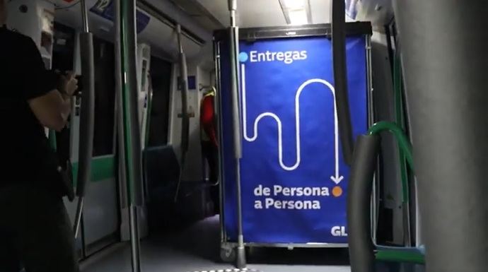 Línea 12: GLS transporta 700 paquetes diarios en metro