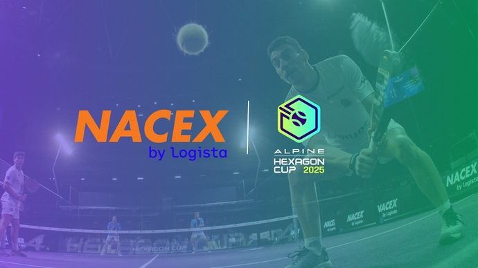 Nacex renueva su alianza con la Hexagon Cup 2025 para el pádel