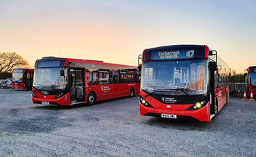 Tan solo tres meses para entregar 44 autobuses Enviro200