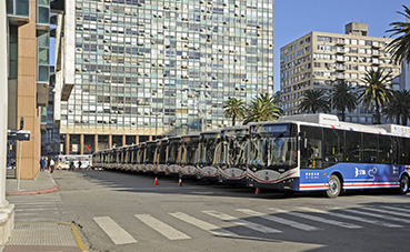Uruguay lanza una nueva flota de autobuses eléctricos BYD