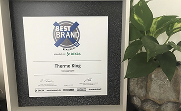 Thermo King gana la "Mejor marca 2020"