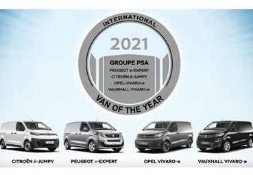 Groupe PSA gana el premio International Van of the Year 2021