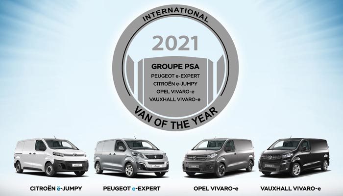 Groupe PSA gana el premio International Van of the Year 2021
