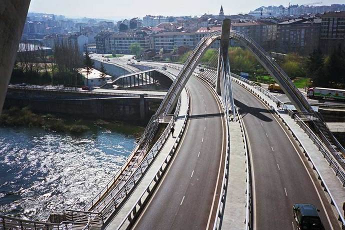 El Puente del Milenio, en Ourense.