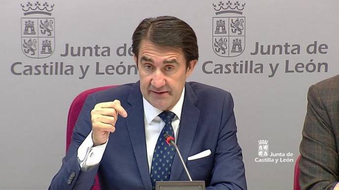 El consejero de Fomento y Medio Ambiente de Castilla y León, Suárez-Quiñones.