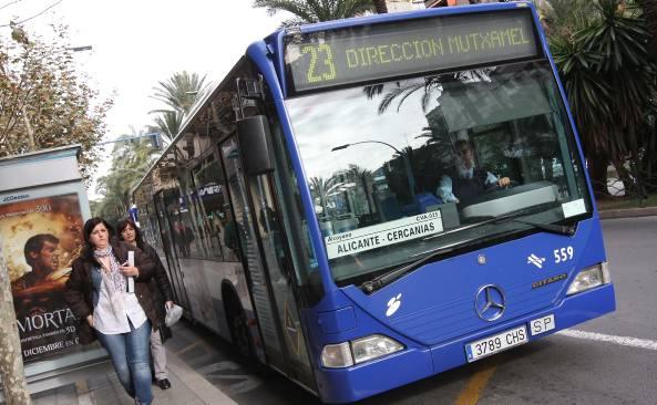 Autobús interurbano de Alicante.