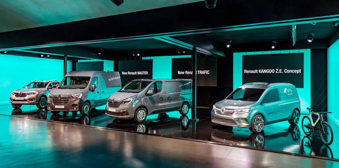 Los nuevos vehículos comerciales del Grupo Renault.