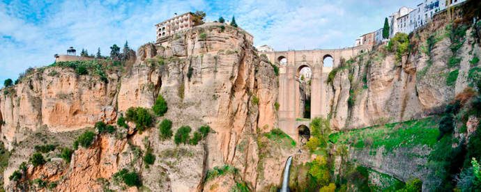 Vista de la ciudad de Ronda, en la provincia de Málaga.