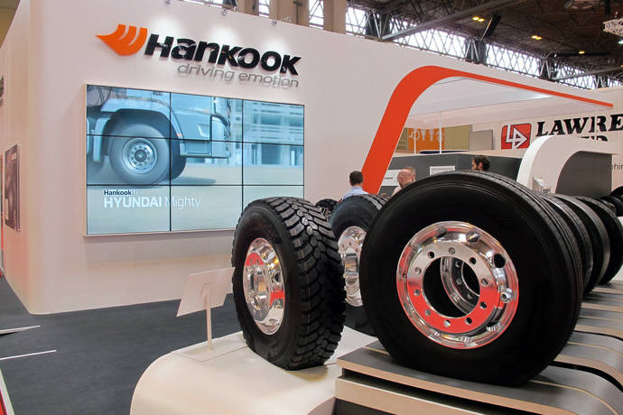 Hankook muestra neumáticos para comerciales en el Salón de Birmingham