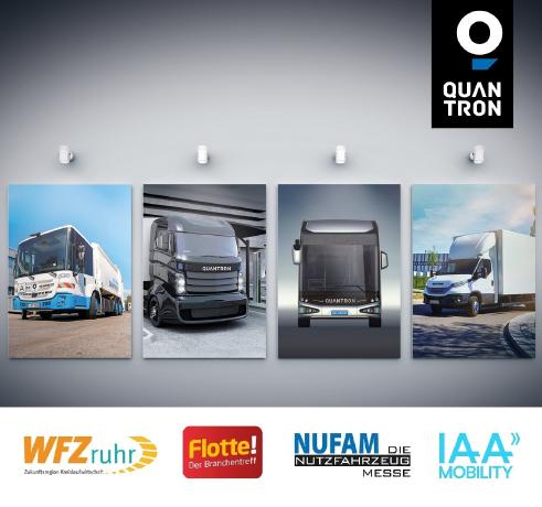 Quantron presenta su portafolio de vehículos comerciales en cuatro ferias