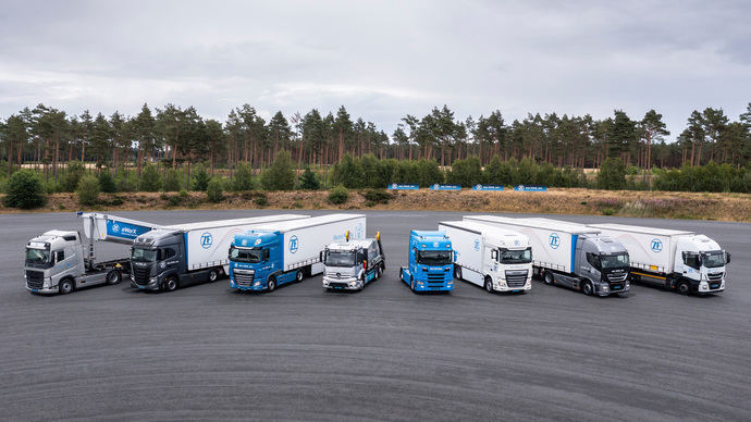 ZF aprovecha las tecnologías completas para camiones y remolque