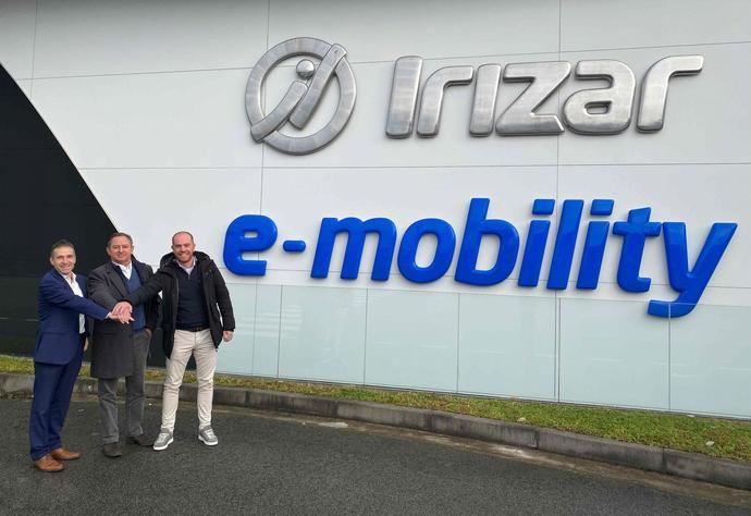 Zarautz incorporará tres autobuses 100% eléctricos de Irizar e-mobility
