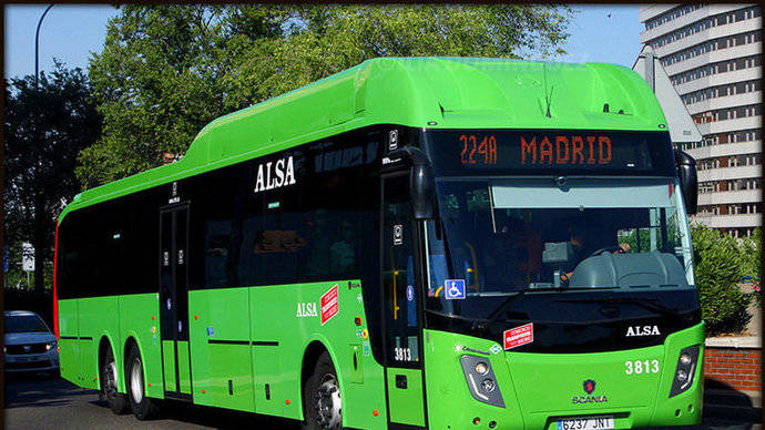 Un autobús del CRTM.
