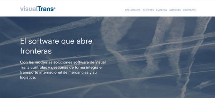Página web de Visual Trans.