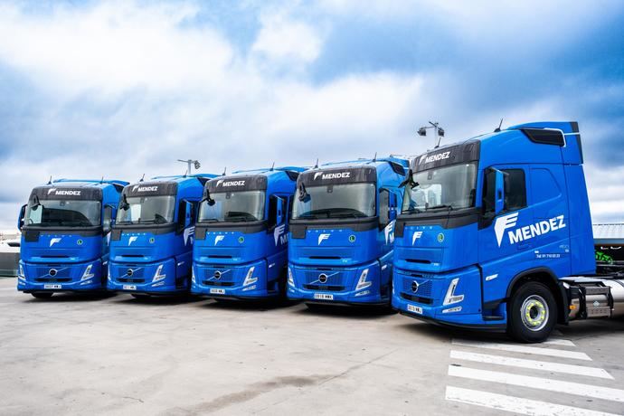 Transportes F. Méndez apuesta por la sostenibilidad con camiones Volvo