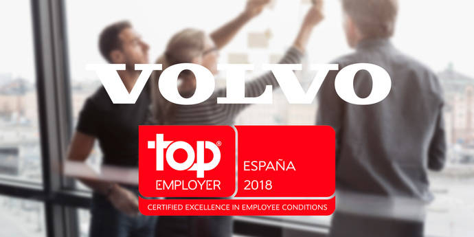 Volvo España y Financial Services son ‘Top Employers’