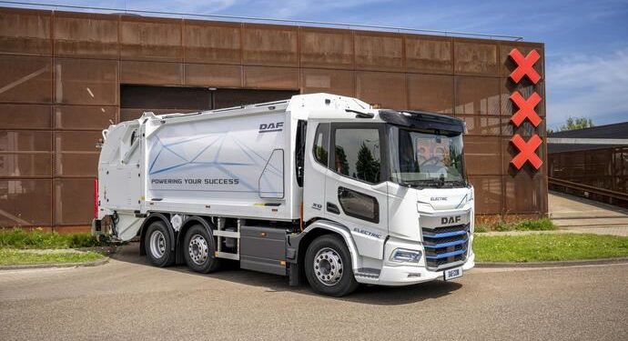 Ámsterdam adquiere 40 camiones eléctricos DAF para la recogida de residuos
