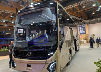 Geyushi lanza el nuevo autobús Cairo en Busworld Europa 2025