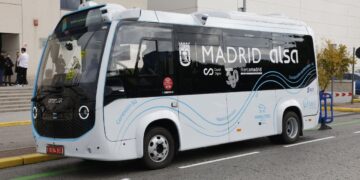 Alsa presenta en Mercamadrid su primer autobús autónomo y eléctrico de nivel 4