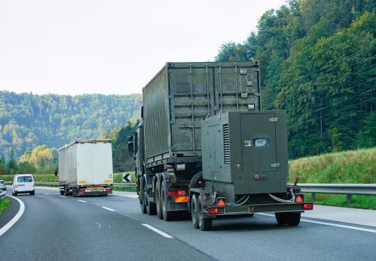 La UE sitúa el transporte por carretera en el centro de su nueva estrategia de movilidad militar