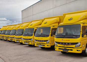 Transportes Ocón incorpora 15 camiones eléctricos Fuso eCanter para reforzar su flota