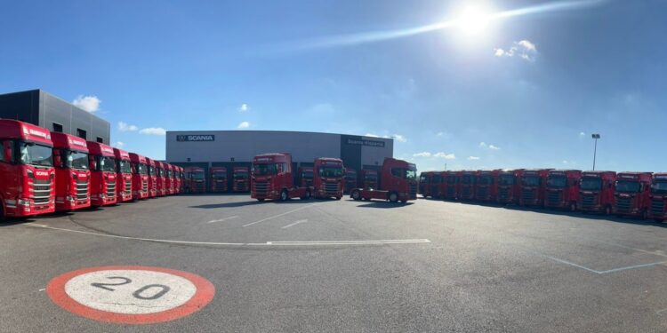 Transgesol refuerza su flota con 35 nuevos camiones Scania y consolida su apuesta por la eficiencia