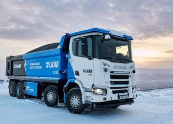 Scania y Lkab dan un salto histórico con el primer volquete eléctrico para minería