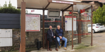 Marquesinas calefactadas en tres pueblos de la Sierra Norte